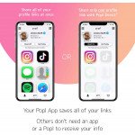 Wholesale New Way to Grow Business - Popl - Digital Business Card & Marketing NFC Tag that Instantly Shares Social Media, Contact, Payment & More for iPhone and Android (Prism)